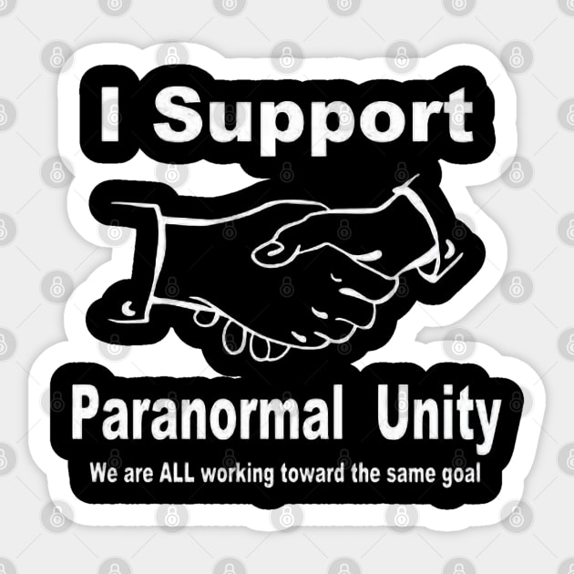 Paranormal Unity Sticker by Bear River Paranormal